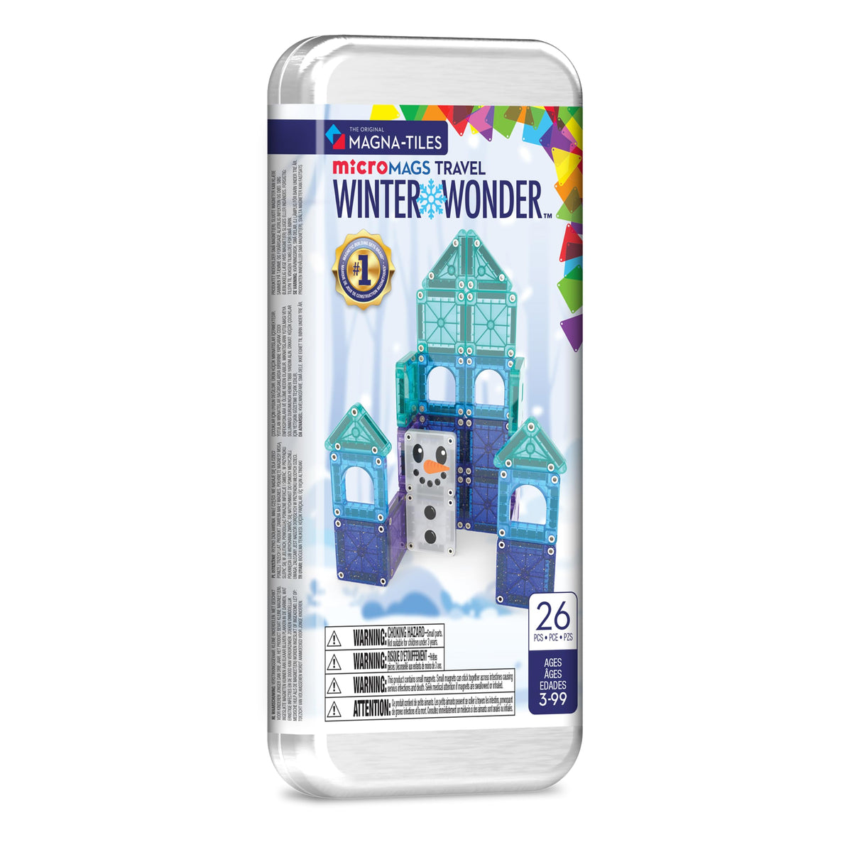 MAGNA-TILES microMAGS Winter Wonder Travel Set 26-Piece Magnetic Construction Set, The Original Magnetic Building Brand 🍁 All In One Marketplace Canada