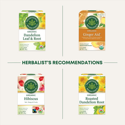 Traditional Medicinals Organic Everyday Detox Lemon Herbal Tea - 6 Pack (96 Tea Bags)