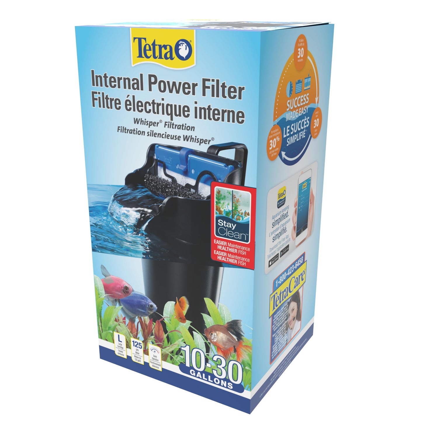 Tetra Aquarium Power Filter, Whisper 10-30 Gallon Fish Tanks Tetra