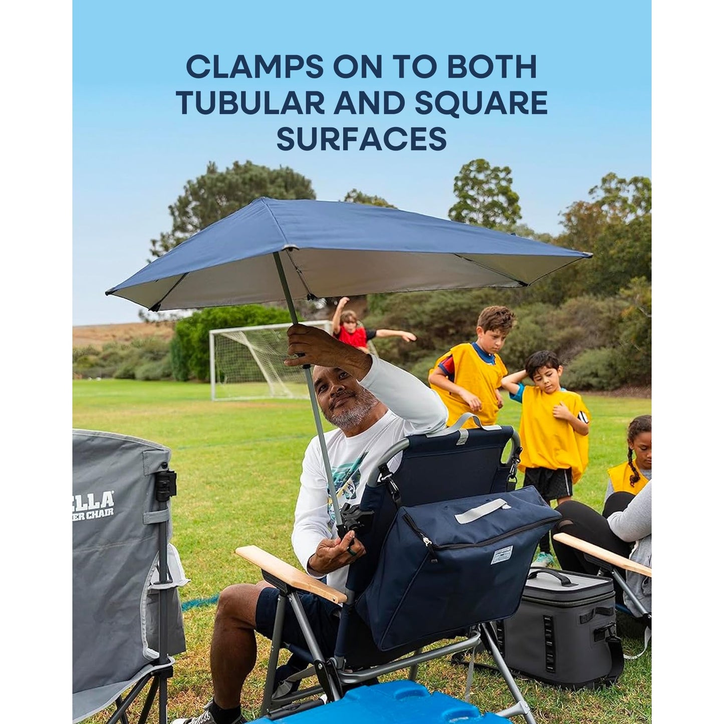 Sport-Brella Versa-Brella SPF 50+ Adjustable Umbrella with Universal Clamp, Regular, Gray 🍁 All In One Marketplace Canada