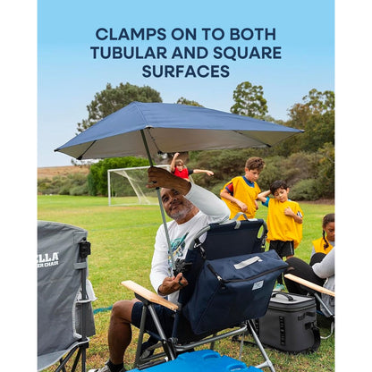 Sport-Brella Versa-Brella SPF 50+ Adjustable Umbrella with Universal Clamp, Regular, Gray 🍁 All In One Marketplace Canada