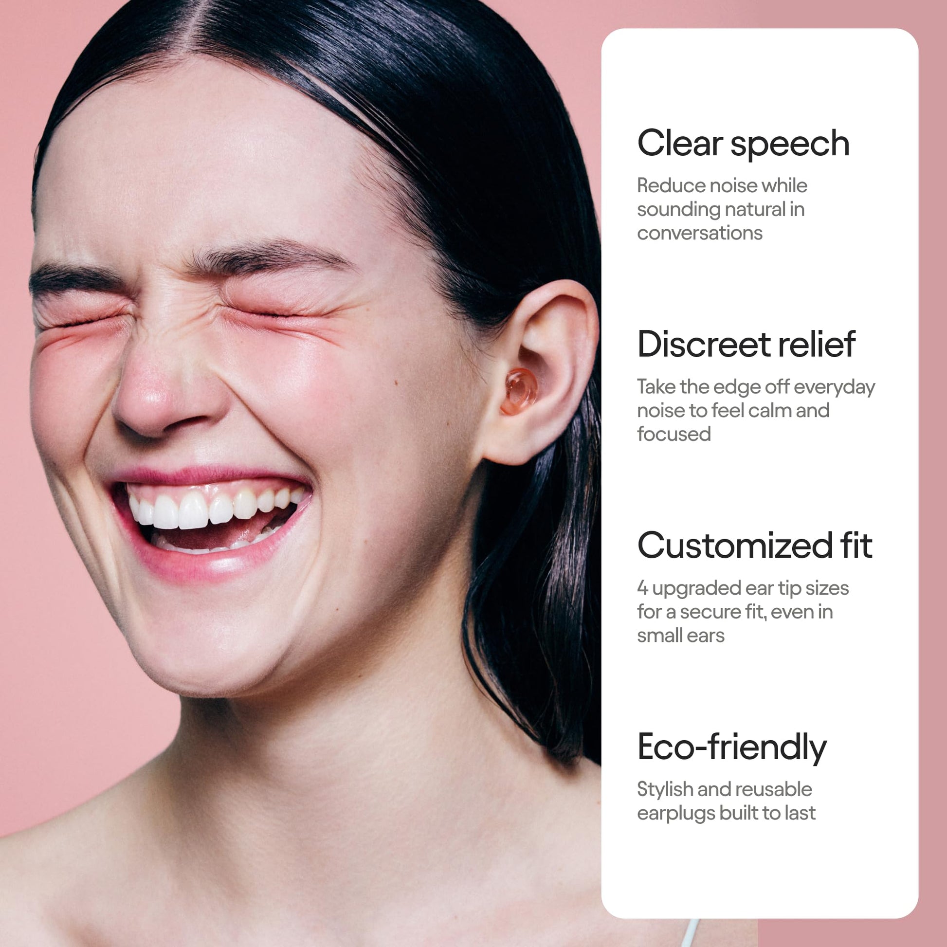 Loop Engage 2 Ear Plugs – Everyday Noise Relief With Clear Speech for Social Gatherings, Work, Conversation, Parenting & Noise Sensitivity – 16 dB Noise Reduction Earplugs - Available at All In One Marketplace Canada