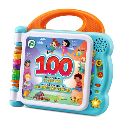 LeapFrog 100 Words About Places I Go Book (Bilingual English-French)