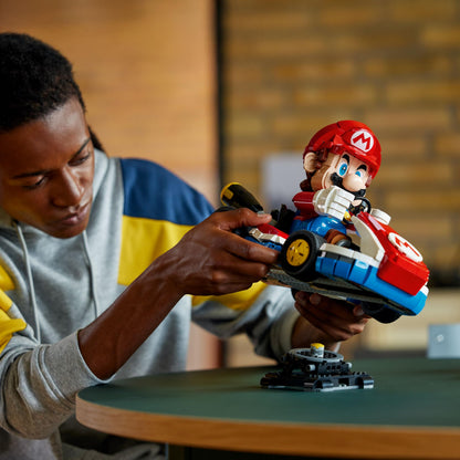 LEGO Super Mario: Mario Kart – Mario & Standard Kart 3D Puzzle for Adults - DIY Book Shelf & Room Decor for Men & Women, Ages 18+ - Arts & Crafts for Adult Gamers - Birthday Gift Idea - 72037 - Available at All In One Marketplace Canada