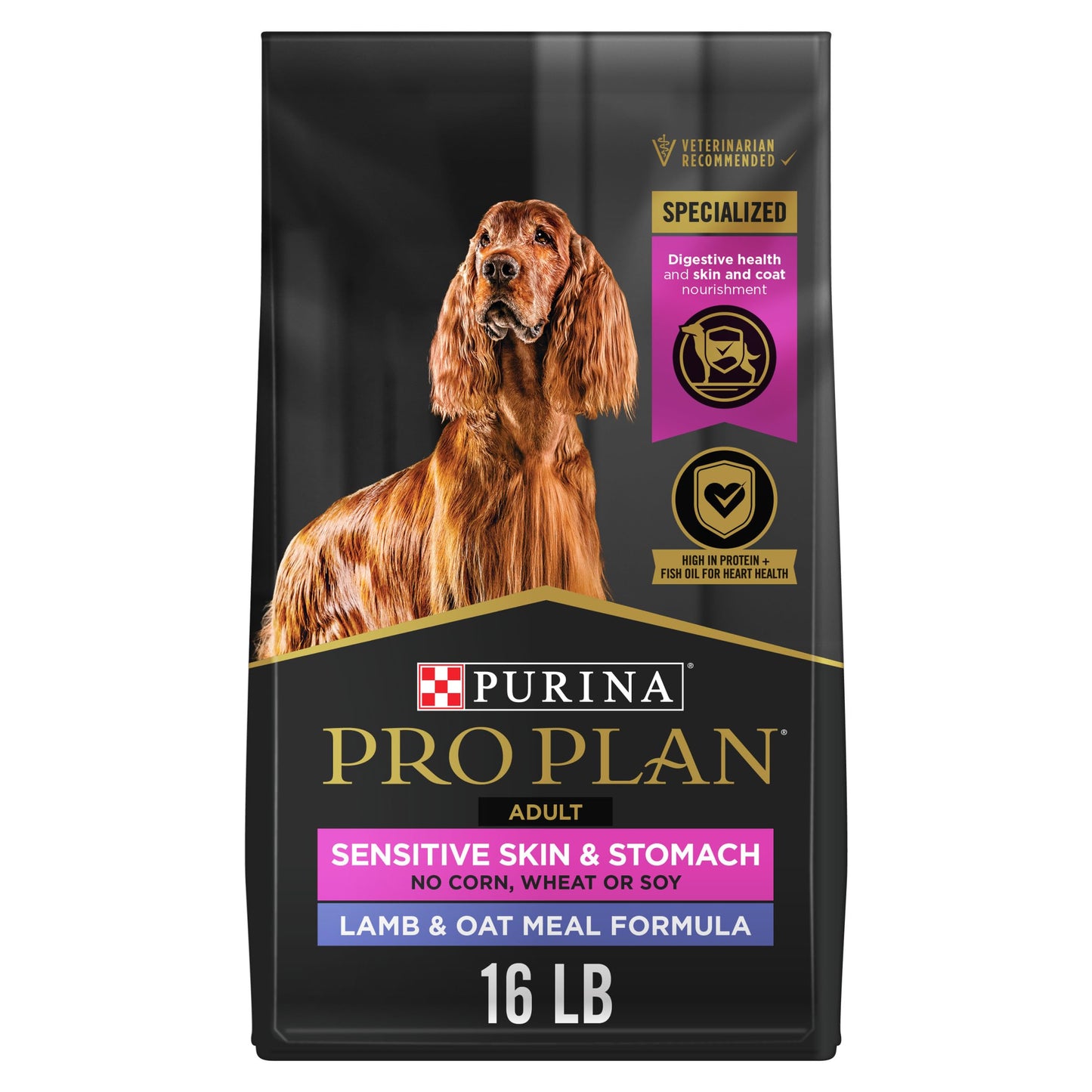 Purina Pro Plan Sensitive Skin & Stomach Dry Dog Food, Lamb & Oat Meal - 7.26 kg Bag 🍁 All In One Marketplace Canada