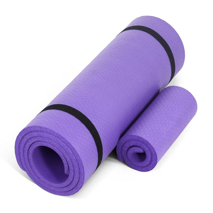 Tapis de Yoga CAP Barbell Haute Densité avec Sangle et Coussinet de Genou 180cmx60cmx1.2cm VIOLET