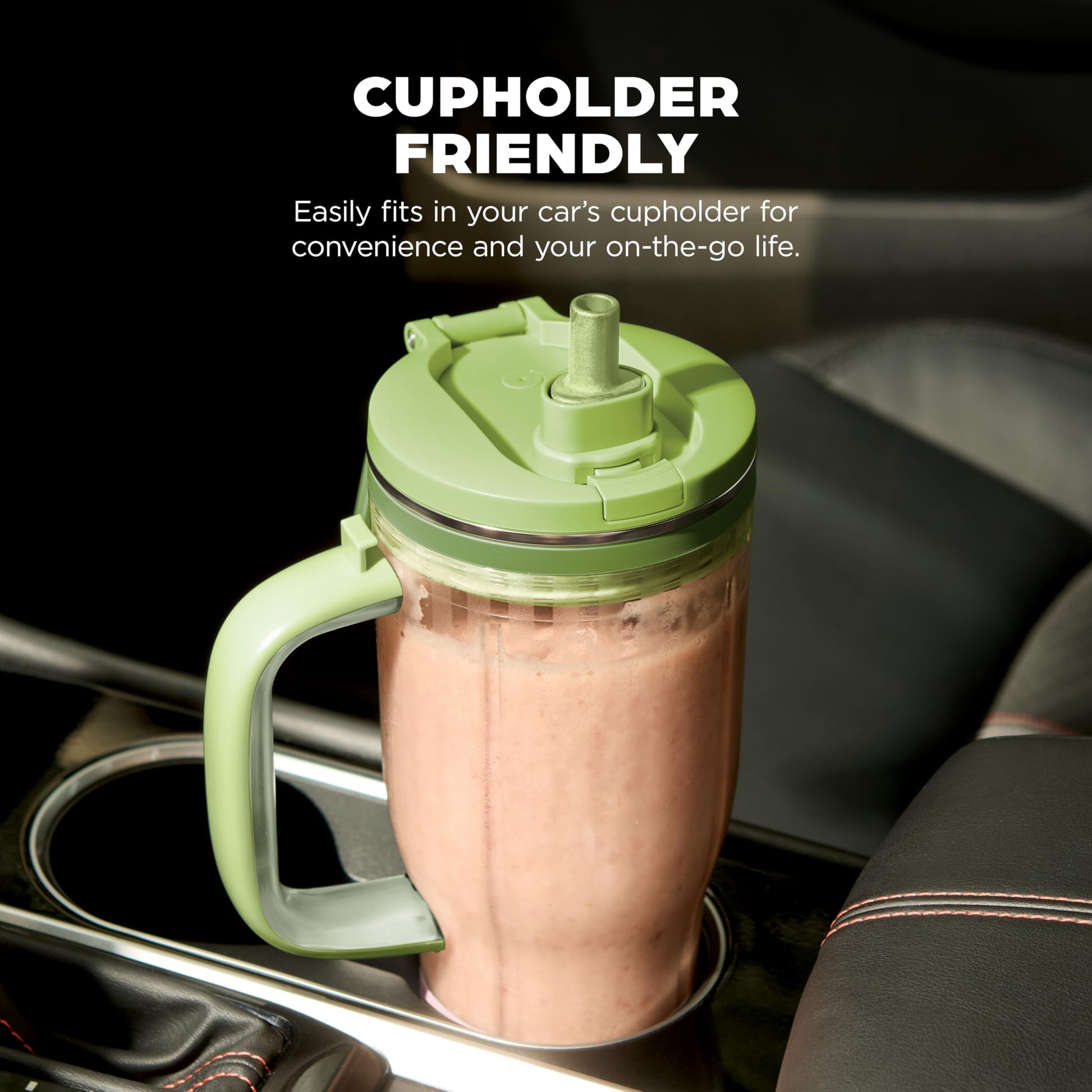 Ninja BlendBOSS Personal Blender, 26oz/770mL, 1200PW, Watermelon, DB351CGN Ninja
