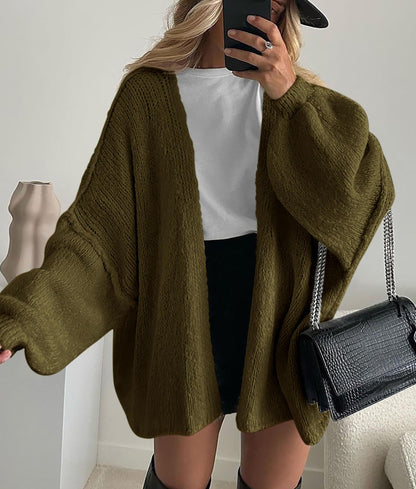 PRETTYGARDEN Womens Open Front Oversized Cardigan Sweaters Army Green 🍁 All In One Marketplace Canada