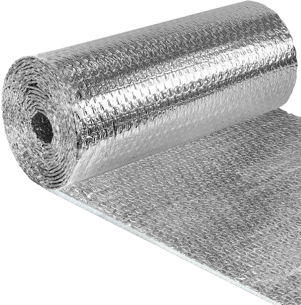 Reflective Window Insulation Sheet 15.7In x 20Ft for Summer & Winter Thermal Bubble Foil Insulation Cover Radiant Barrier Roll for RV, Wrap, Attic, Roof, Car, Garage (40x610cm) 🍁 All In One Marketplace Canada
