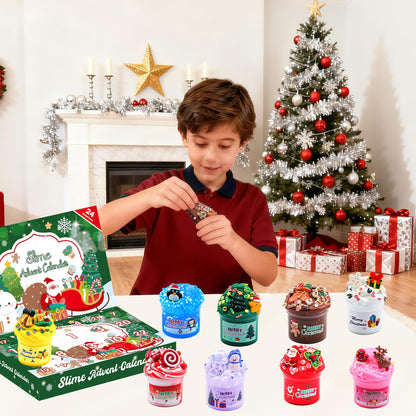 2026 Slime Advent Calendar, DIY Fluffy Slime Kit with 24 Surprise Gifts 🍁 All In One Marketplace Canada