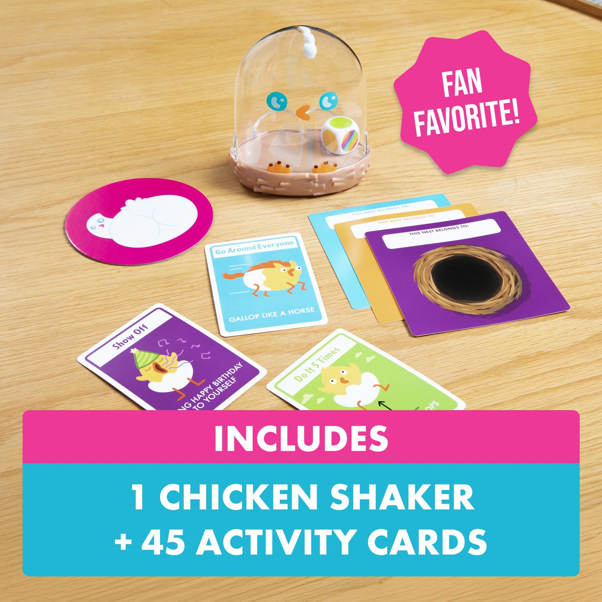 Hurry Up Chicken Butt by Exploding Kittens - 2-6 Players - Ages 4+ - 2 Minutes to Play - Hot Potato Style Card Game - Fun Card Game, Family Game Night, Creative Kids Game - Available at All In One Marketplace Canada
