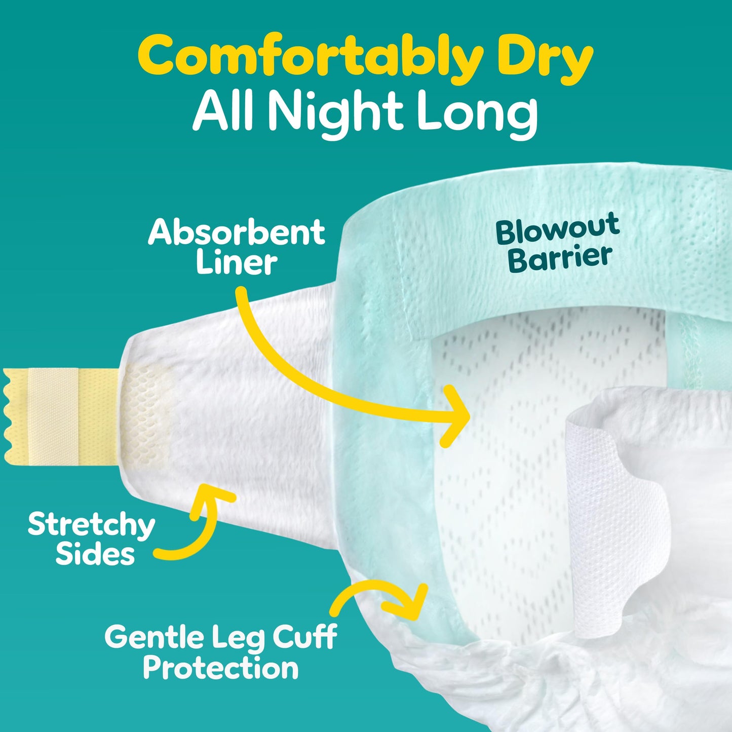 Pampers Swaddlers Diapers, Size 5, Absorbent, Keeps Baby Dry and Comfortable, Skin Safe Disposable Baby Diaper, 1 Pack (Count of 132)