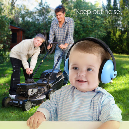 BBTKCARE Baby Ear Protection Noise Cancelling HeadPhones for Babies for 3 Months to 3 Years (Blue)