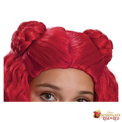 Descendants Red Wig, Official Disney Descendants The Rise of Red Costume Accessory, One Size Child