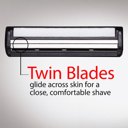 Gillette TRAC II Plus Razor Blade Refills, 10 Count, Black