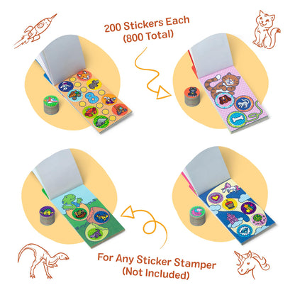 Melissa & Doug Sticker WOW! Mini Activity Pad & Refill Stickers 4-Pack Set 🍁 All In One Marketplace Canada