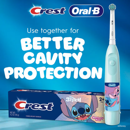 Oral-B Kid's Electric Battery Powered Toothbrush for Ages 3+, Extra Soft Bristles - Available at All In One Marketplace Canada