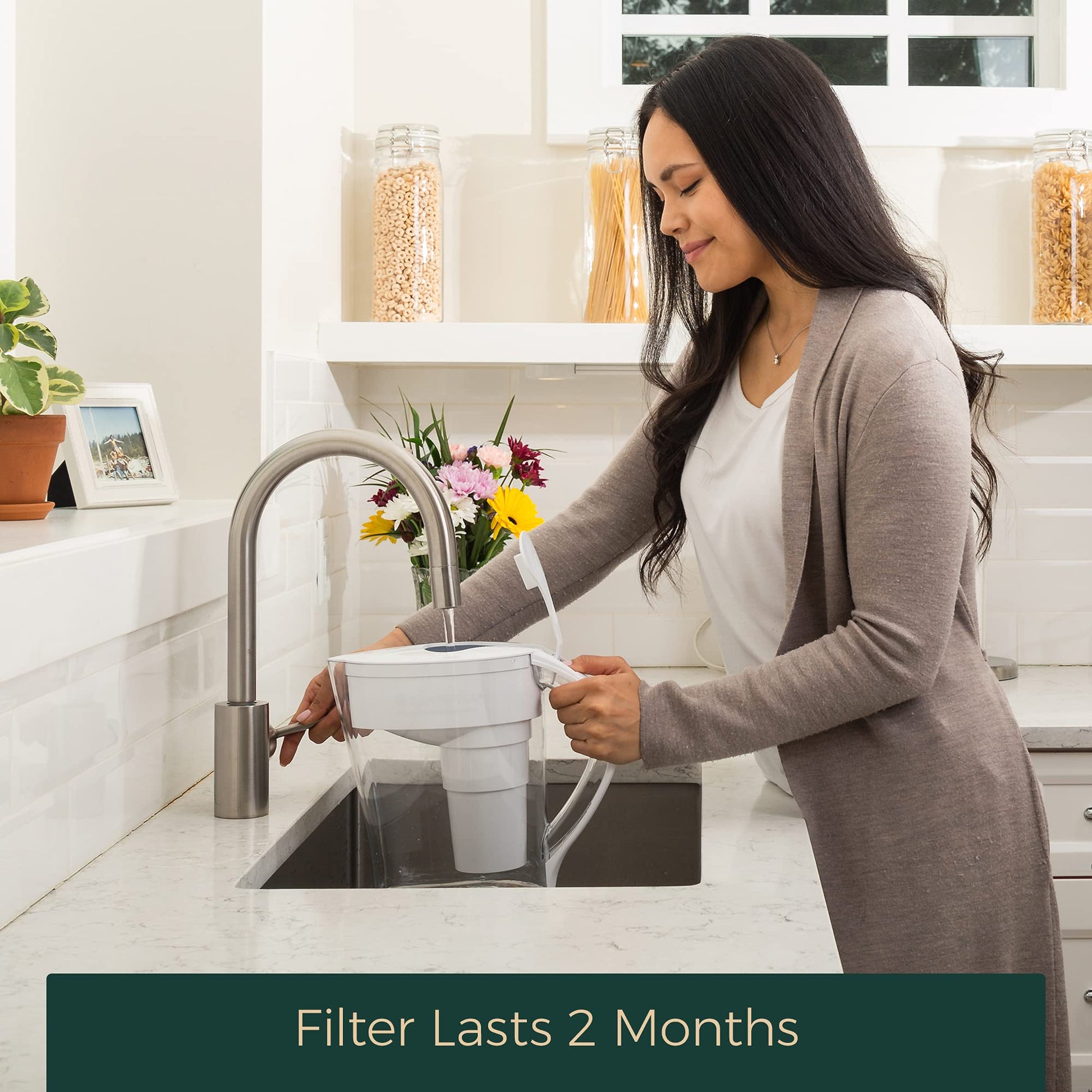 Santevia MINA Alkaline Water Filter Value Pack | 3-Pack At Home Water Pitcher Filter Adds Minerals and Makes Alkaline Water | Chlorine and Lead Water Filter| Made In Canada