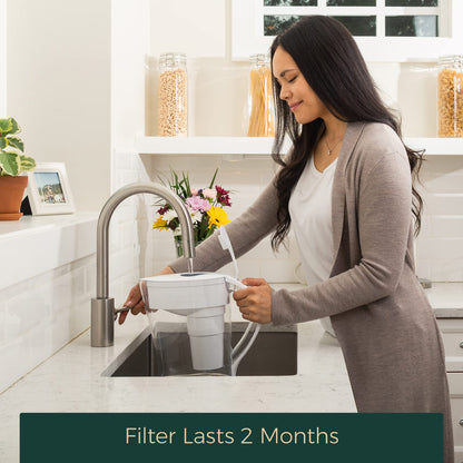 Santevia MINA Alkaline Water Filter Value Pack | 3-Pack At Home Water Pitcher Filter Adds Minerals and Makes Alkaline Water | Chlorine and Lead Water Filter| Made In Canada