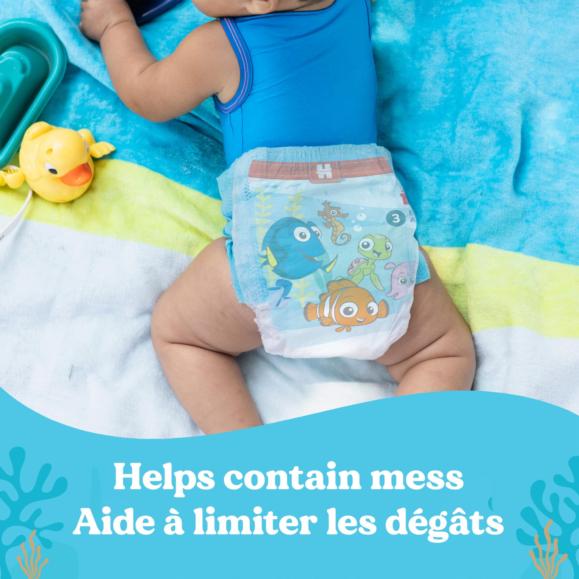 HUGGIES Little Swimmers Swim Diapers, Size 4 Medium, 24-34 lb, 11 Ct HUGGIES