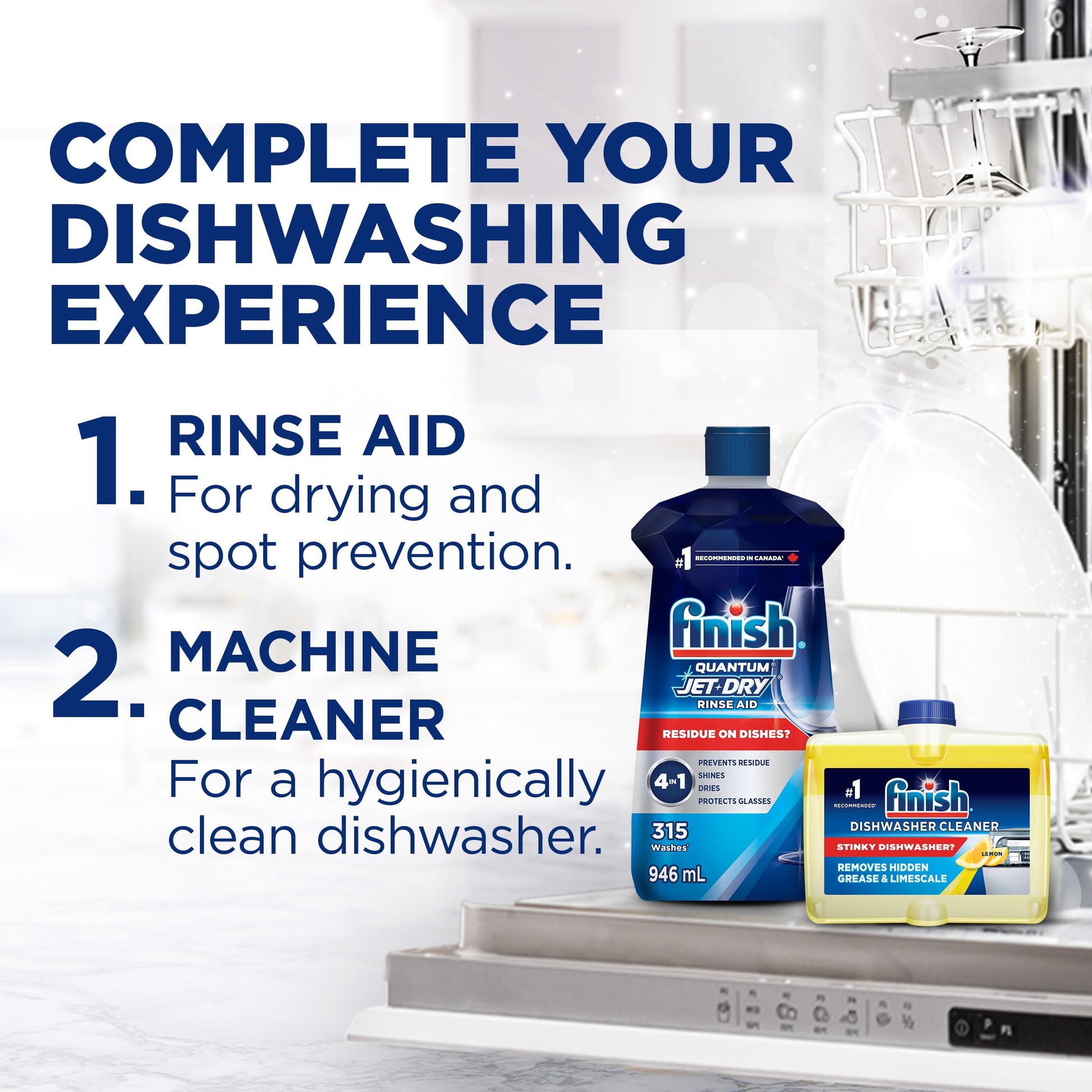 Finish Quantum Ultimate Dishwasher Detergent Pods, 3-Chamber Formula with Powerball, 2X Grease Fighting*, 24H Dried-On Stains, Deep Clean, Virtually Spotless Shine, No Pre-Rinse, 72 Tabs
