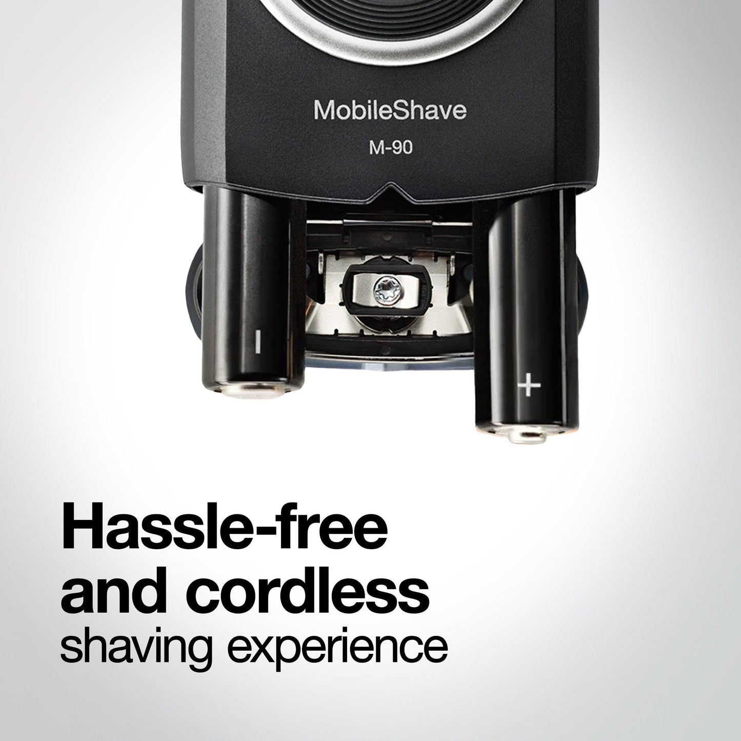 Braun M90 Mobile Shaver for Precision Trimming, Great for Travel, Black/Silver - Available at All In One Marketplace Canada