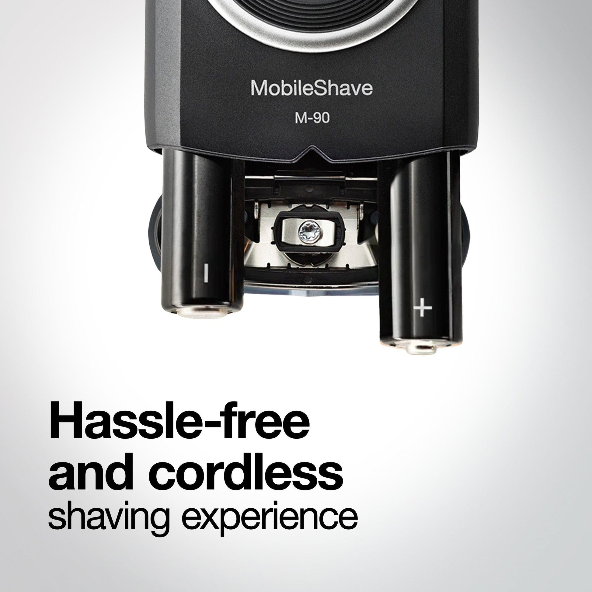 Braun M90 Mobile Shaver for Precision Trimming, Great for Travel, Black/Silver - Available at All In One Marketplace Canada