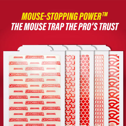 Catchmaster Mouse & Insect Glue Boards 60pk, Mouse Traps Indoor for Home, Adhesive Bug Catcher, Rat & Rodent Sticky Trap, Bulk Glue Traps Used by Pros, Pest Control for Home