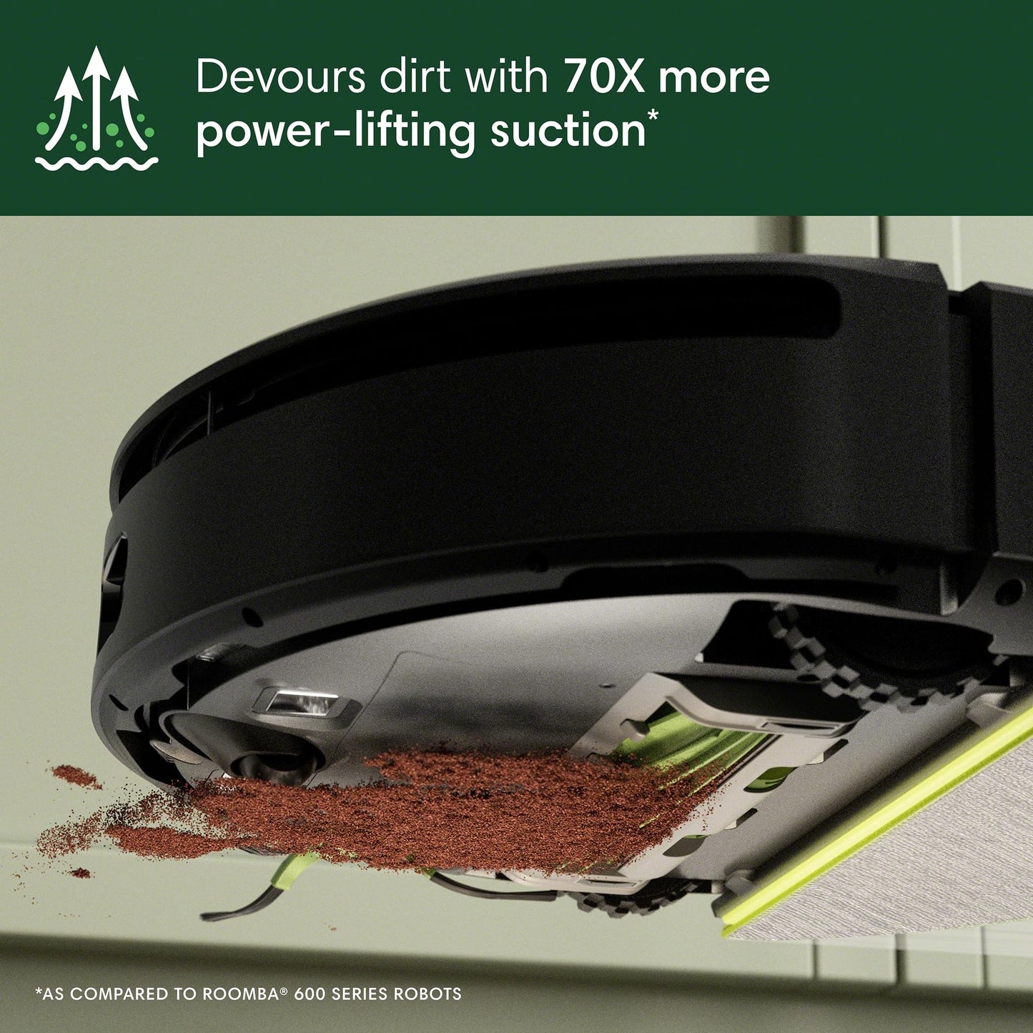 iRobot Roomba 205 DustCompactor Combo Robot Vac & Mop - Compacts Dirt Inside, No Emptying for 60 Days, Space Saving, No Dock, No Bags, Intense Power-Lifting Suction, LiDAR Navigation, Multi-Surface - Available at All In One Marketplace Canada