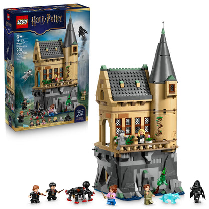 LEGO Harry Potter Hogwarts Castle: Hospital Wing Building Toy for Girls & Boys - Pretend Play Set for Kids, Ages 9+ - W/7 Minifigures & Wolf Patronus Toy Figure - Gift Idea for Birthdays - 76463 LEGO