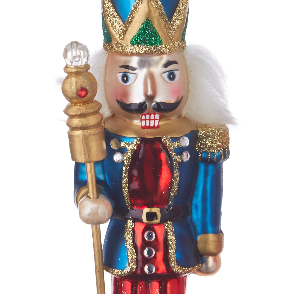 RAZ Imports 2020 Nutcracker Traditions 6.5-Inch Nutcracker Ornament Set, Assortment of 3, Glass, Christmas, Halloween, Wedding, Housewarming, Easter
