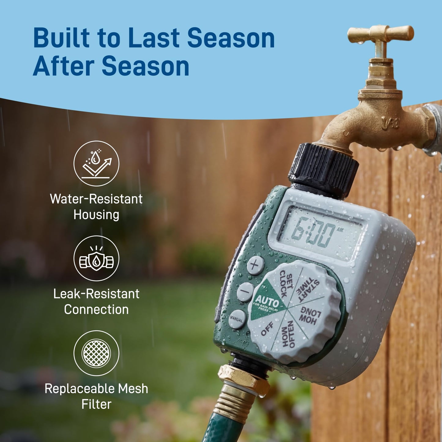Orbit 62061Z 1-Outlet Programmable Digital Hose Watering Timer - Available at All In One Marketplace Canada