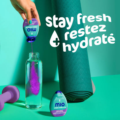 Mio Hydrate Arctic Grape Electrolyte Drink Mix, 48 mL Bottle (Pack of 12)