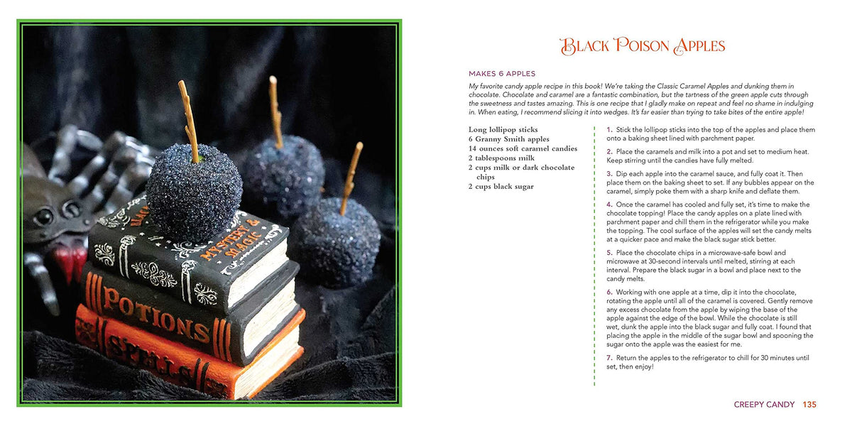 Cuisine effrayante : 80 recettes d'Halloween amusantes pour les fantômes, goules, vampires, citrouilles, sorcières, zombies et plus encore