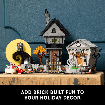 LEGO Disney Tim Burton's The Nightmare Before Christmas Decor - Building Set for Adults for Display, Ages 18+ - Collectible DIY Craft for Fans of Iconic Movie with Minifigures Included - 21351 🍁 All In One Marketplace Canada
