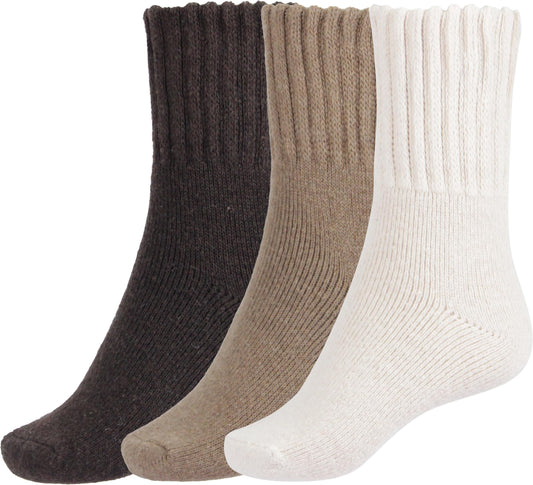 BenSorts Women Boots Socks Warm Thick Cozy Winter Crew Gifts Brown Beige 🍁 All In One Marketplace Canada