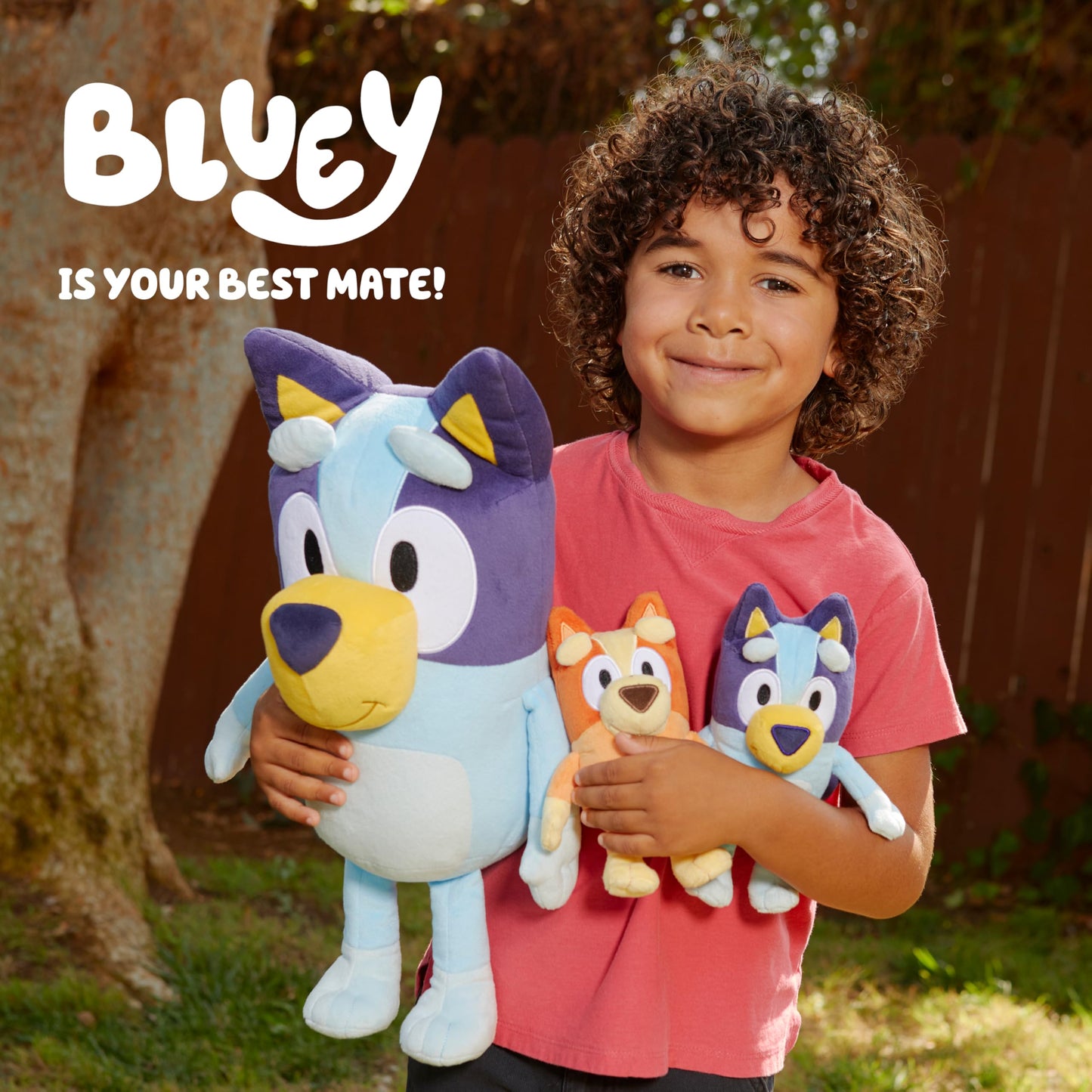 Bluey 18" Stuffed Animal - Playtime & Naptime Companion | Jumbo Size, Soft Deluxe Materials - Huggable Cuddles Best Friend 13010 Bluey