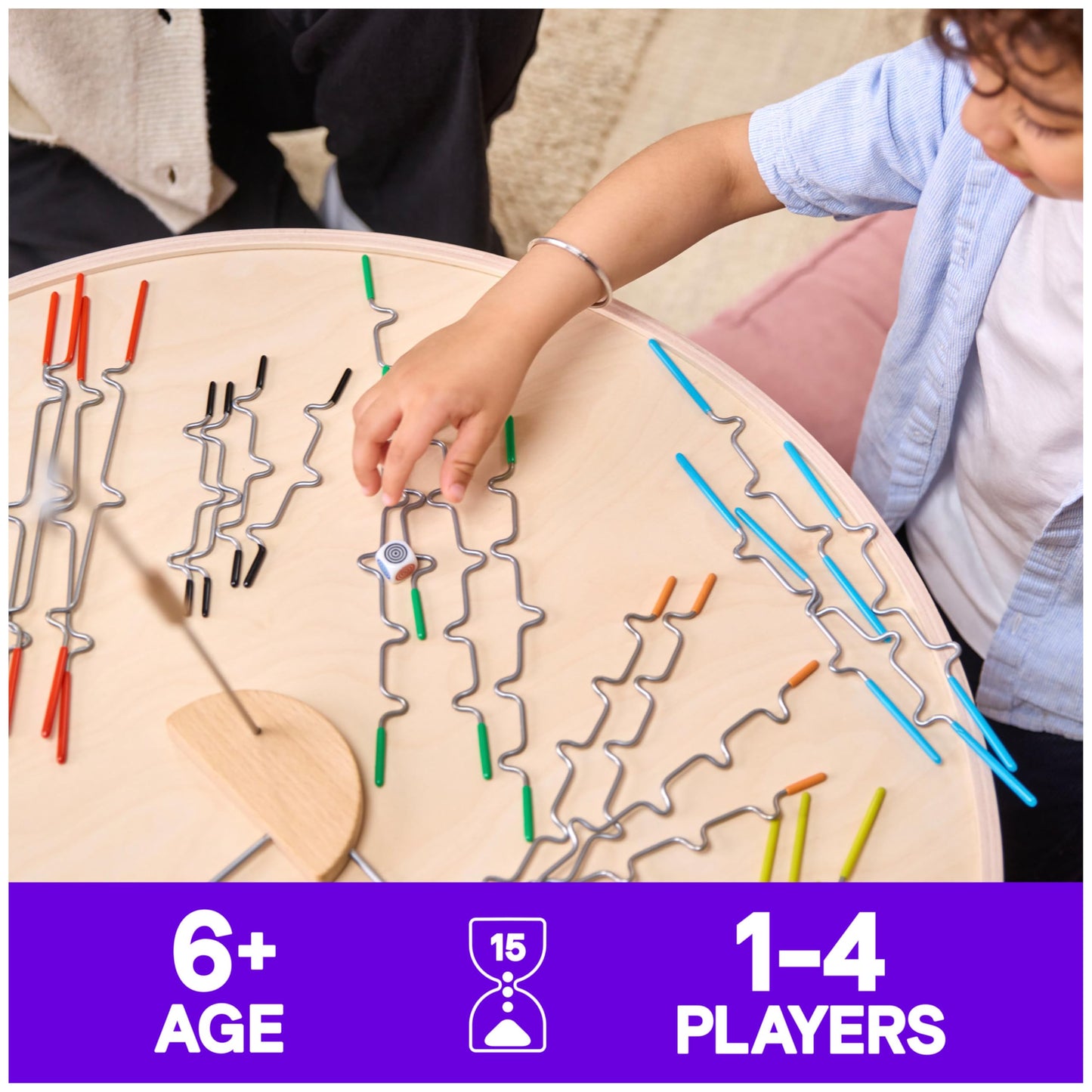 Spin Master Games, Suspend, A Balancing Family Game of Tricky Hangs & Steady Hands, Family Game Night, Learning Toy, 1-4 Players, for Ages 6 & Up Spin Master Games