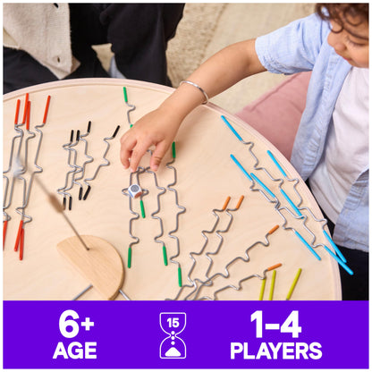 Spin Master Games, Suspend, A Balancing Family Game of Tricky Hangs & Steady Hands, Family Game Night, Learning Toy, 1-4 Players, for Ages 6 & Up Spin Master Games