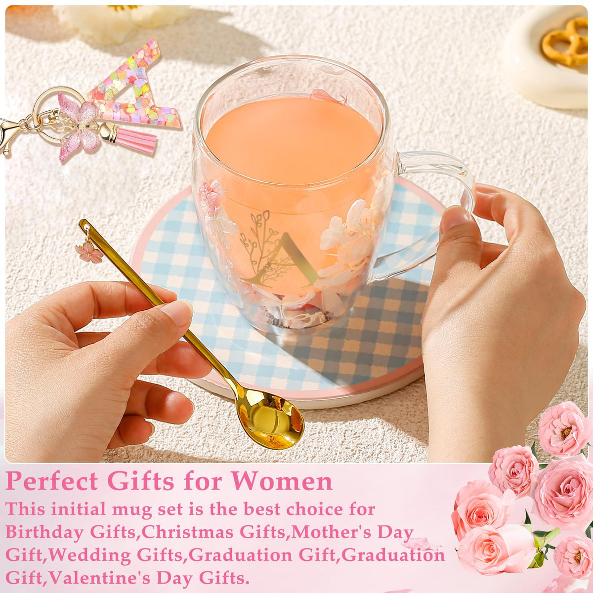 Gifts for Women Coffee Mug Tea Cup Customized Birthday Teacher Gifts (A) 🍁 All In One Marketplace Canada
