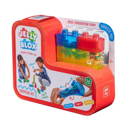 Jelly Blox Creative Kit | Includes 20 Blocks | Toddler & Preschool