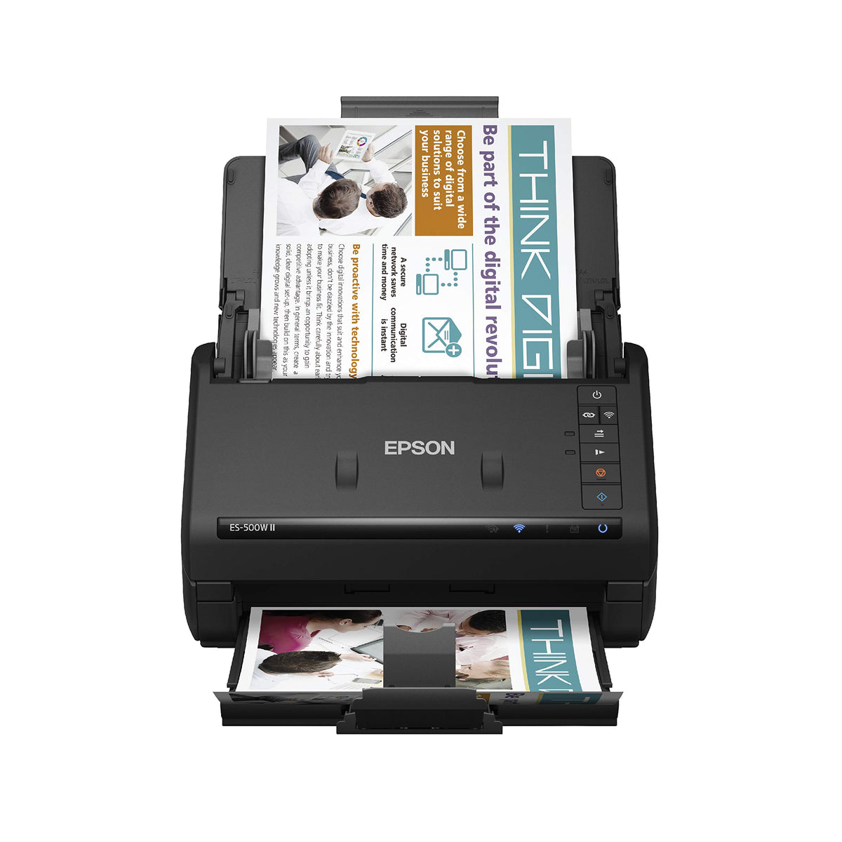 Epson Workforce ES-500W II Wireless Color Duplex Desktop Document Scanner