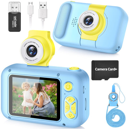 ARNSSIEN Kids Camera with Video,180°Flip Lens,2.4" Selfie Camera for Kids 🍁 All In One Marketplace Canada