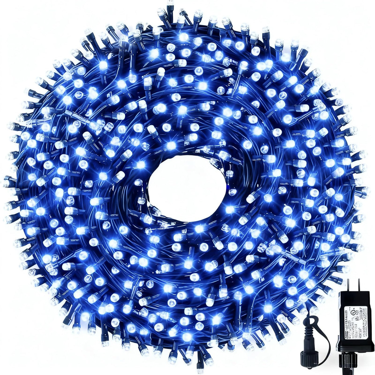 MZD8391 105FT 300LED Christmas Light, Christmas Tree Light, Blue White 🍁 All In One Marketplace Canada