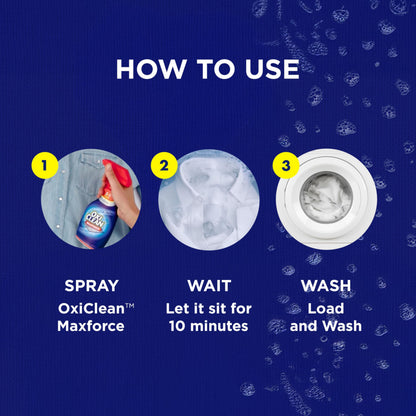 OxiClean MaxForce Laundry Stain Remover Spray, 3 Pack, 354 mL