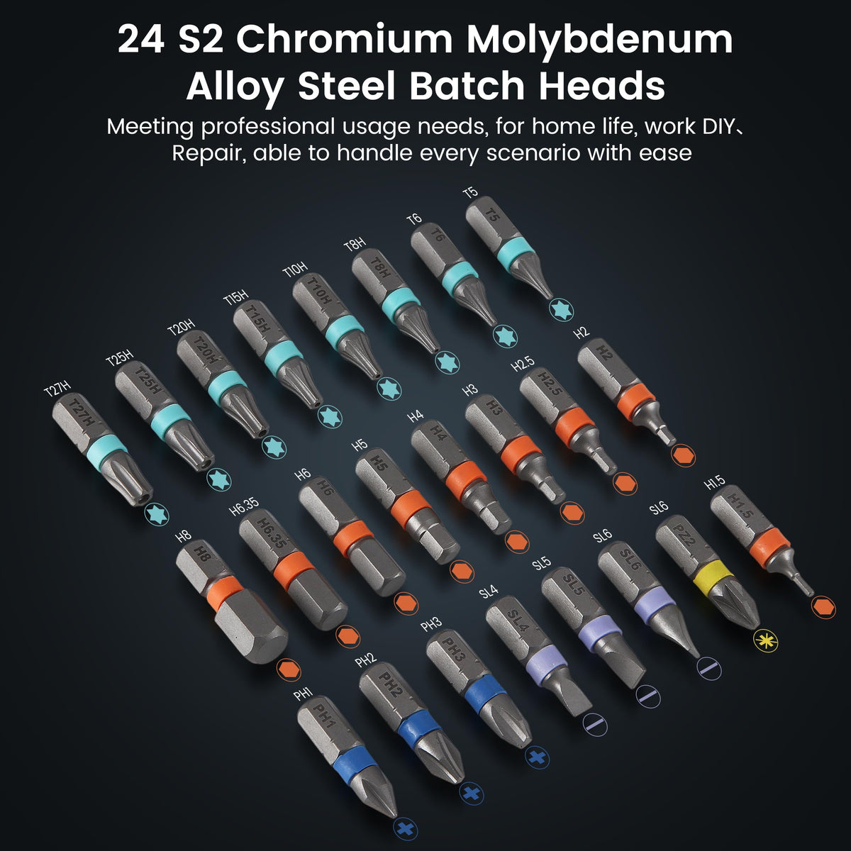 Screwdriver Set 24 in 1 Magnetic Ratchet with Precision Bits – Ideal for Home Repairs, DIY Projects, and Electronics – Ergonomic Rotatable Ratchet Handle and Storage Case –Perfect Holiday Gift 🍁 All In One Marketplace Canada