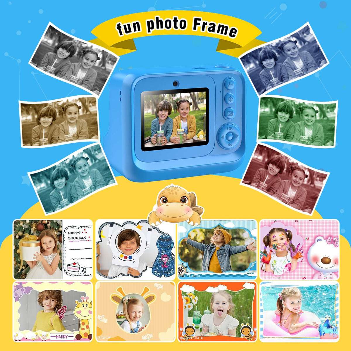 Kids Printing Camera for 3-12 Girls Boys Toddler Christmas Birthday Gifts 🍁 All In One Marketplace Canada
