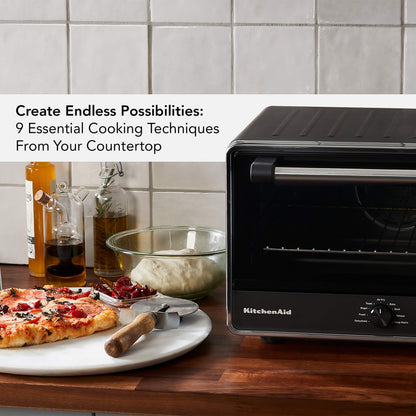 KitchenAid Digital Air Fryer Countertop Oven, KCO124BM, Black Matte