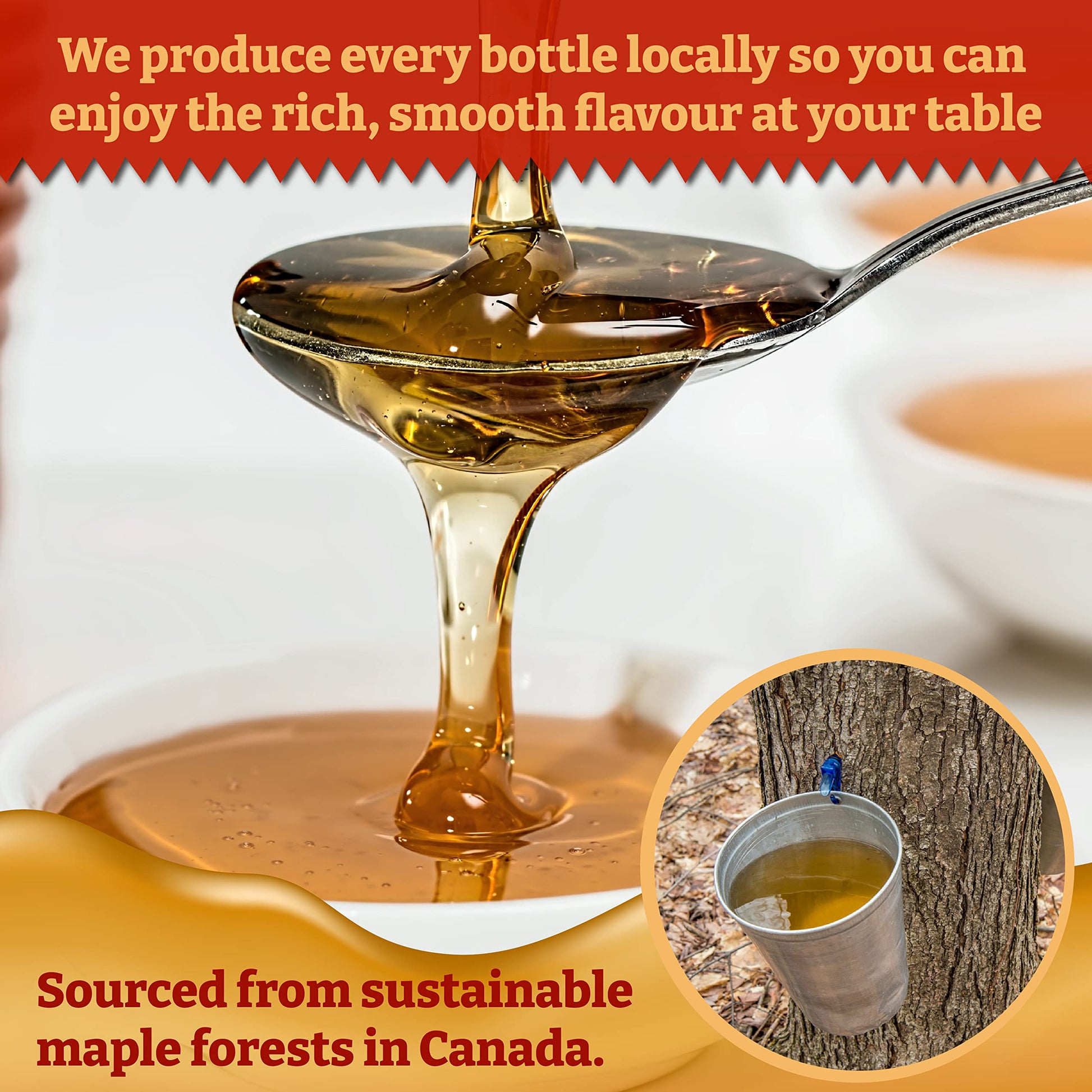 100% Pure Grade-A Amber Maple Syrup from Elmira, Ontario – Four Generations of Family Crafted Excellence