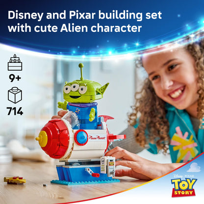 LEGO Disney and Pixar Toy Story Alien with Pizza Planet Rocket Ride - Building Toy for Girls & Boys, Ages 9+ - Disney Gift Idea - Kids Bedroom Decor - 43307 - Available at All In One Marketplace Canada